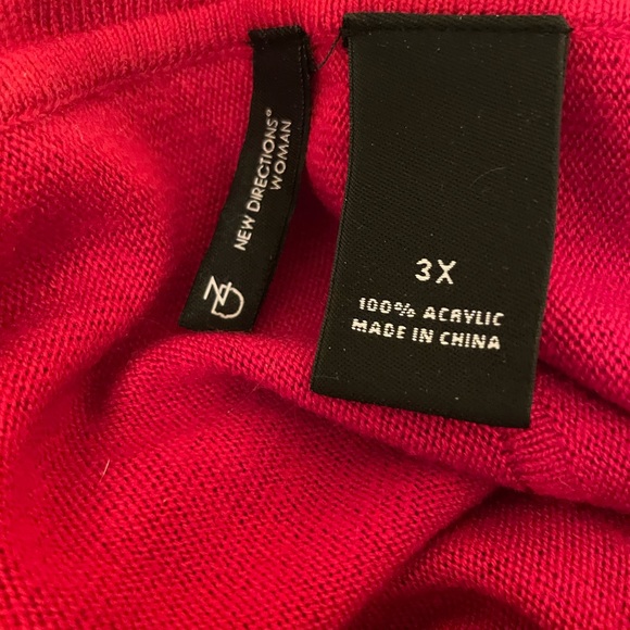 Like new Sweater with Dolman Sleeves Size 3X - Picture 5 of 6